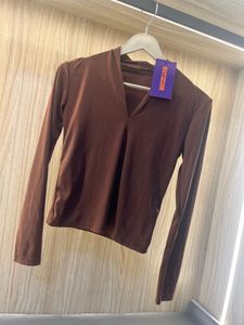 Chic Long Sleeve V-Neck Top