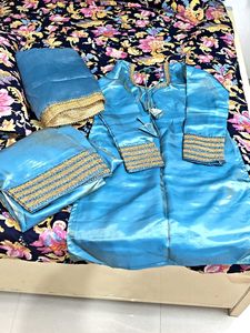 Beautiful Blue Kurta Set with Dupatta