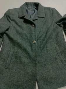 Classic Korean Blue Tweed Blazer Mint Condition M
