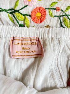 Boho embroidered White tube dress/tunic
