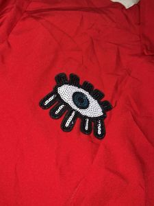 Red Eye Patch Shirt &amp; Shorts Set