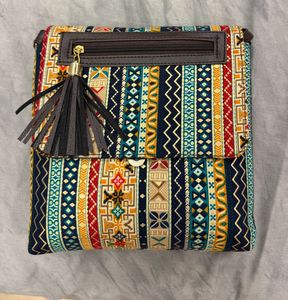 Boho Style Tassel Crossbody Bag