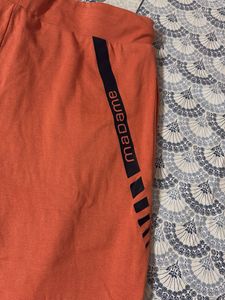 Orange Casual Sweatpants