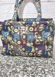 Cute Teddy Bear Pattern Tote Bag