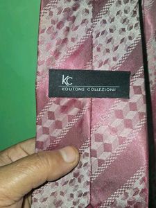 KC Koutons Tie - Pink Patterned 🩷🆕