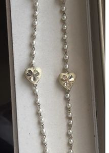 Charming Pearl &amp; Heart Necklace