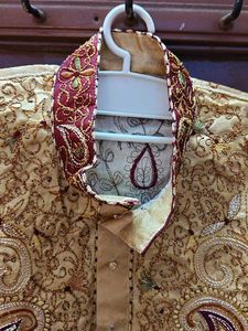 Bengali style Embroidered tussar Silk Kurta