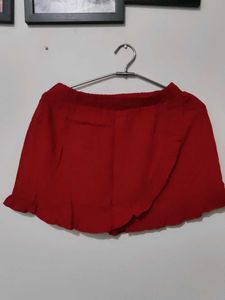 Red Skorts