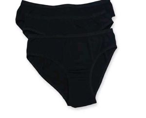 Comfortable Black Cotton Briefs - Pack of 2