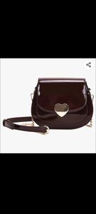 Brown color , heartshape lock medium si