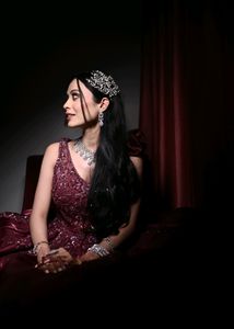 Heavy Reception Ball Gown
