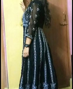 Chicken kari Long Anarkali Kurta
