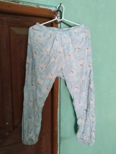 length 34,Cozy Printed Pajama Pants