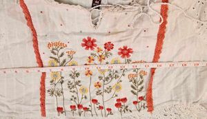 Boho Floral Embroidered Tiered Kurta