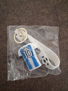 Messi Jersey Keychain & Football Lanyard