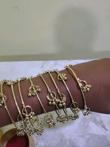 Gold-Toned Bangle Set