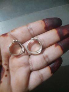 silver toe rings