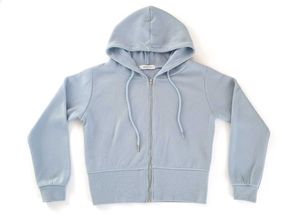 Blue Zip-Up Hoodie