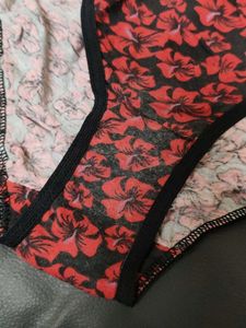 Floral Print Bikini Briefs