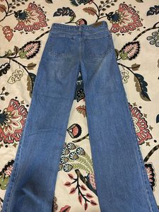 Distressed Wide Leg Jeans