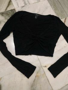 Black Twist Forever 21 Top