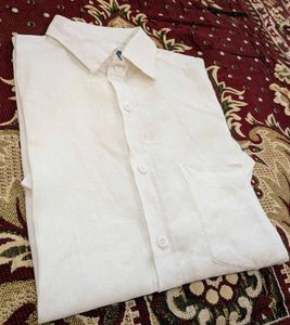 Linen Club White Shirt For Men