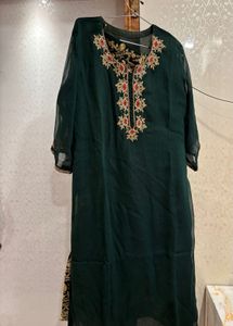 Elegant Embroidered Kurta Set with Dupatta
