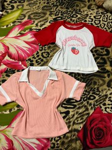 Cute Strawberry &amp; Retro Pink tee