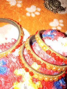 Beaded Bangle Set