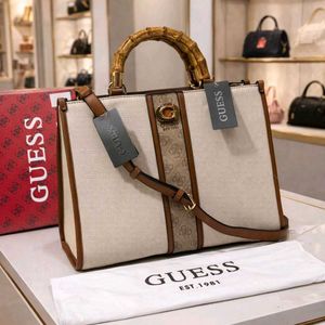 Guess Handbag with Bamboo Handle