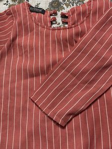 Chic Striped Peplum top
