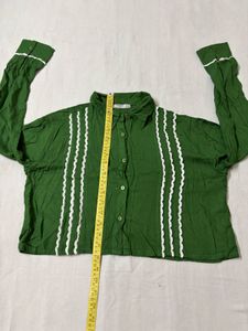 Mango Green Cotton Co-Ord Set