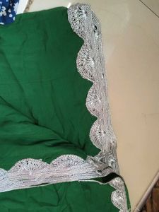 Stunning Ombre Green &amp; Blue Saree