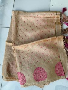 Pure Tusser Silk Saree