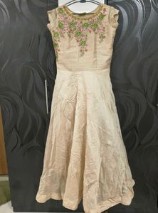 Elegant Embroidered Ethnic Gown