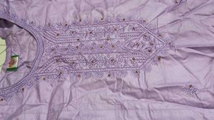 Beautiful Lavender Embroidered Kurta