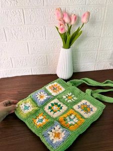 crochet handbag