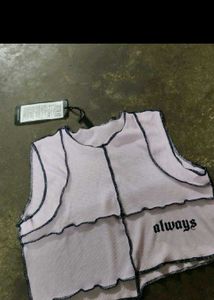 Cute Lavender Cropped Top