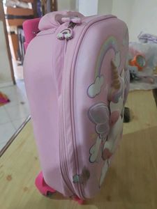 Pink Unicorn Rolling Suitcase