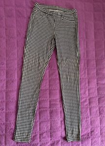 Gingham Skinny Pants