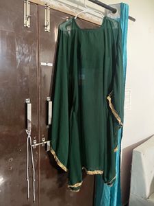 Elegant Green Kurta Set with Dupatta