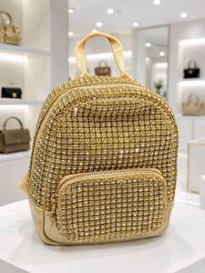 Sparkly Gold Rhinestone Backpack HIGH QUALITY