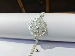 Filigree Sterling Pure Silver Rakhi