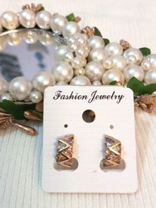 Anti Tarnish Zirconia Earrings