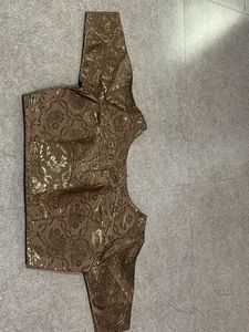 Elegant Brocade Blouse