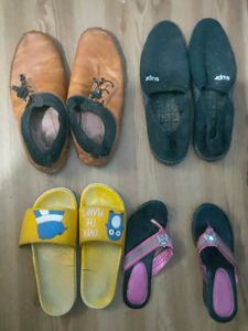 combo Of 4 Shoes And Sleeper