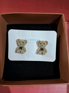 cute teddy 🐻 earrings