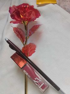 Matte Lip Gloss & Liner Set
