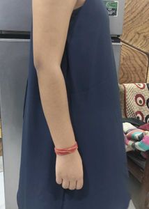 Navy Blue Sleeveless A-Line Dress