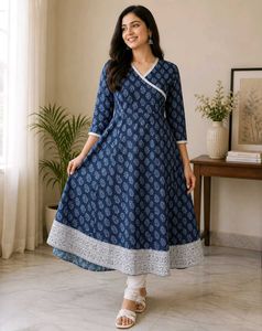 👣💙 Angrakha Kurti
